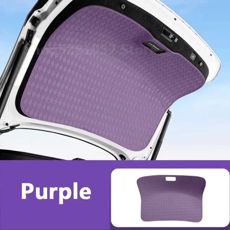 Car Rear Trunk PU Leather Protective Pad Car Trunk Tailgate Protection Sticker Accessories for Avatr 06 2025 2026