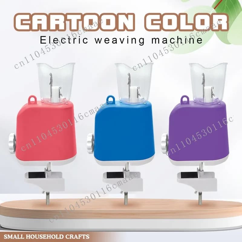 New Electric Rope Knitting Machine Home Hand Rope Knitting Necklace Jewelry Knitting Tool Winding Tool