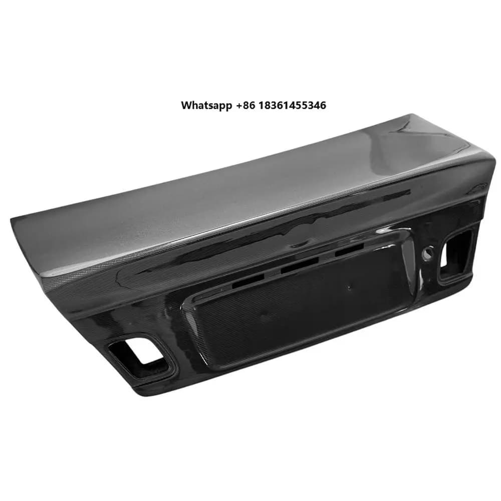 For 3 Series E46 320 325i Sedan Coupe 2 4 Doors，100% tested well CLS Style New Design Carbon Fiber Trunk Fit