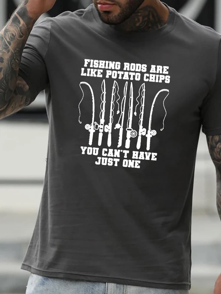 Comfy And Breathable Short Sleeve Fishing Theme  design -100% cotton summer O-neck short sleeve casual printed T-shirt.