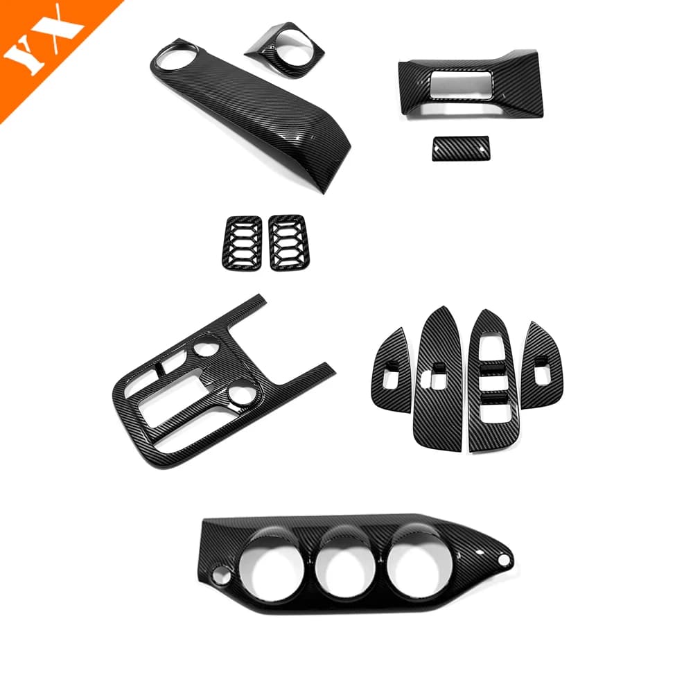 For GWM Tank 300 accessories Tank 300 2025 Carbon Look Car Interior Trim Door Armrest Window Lift Centre Console Gear Shift