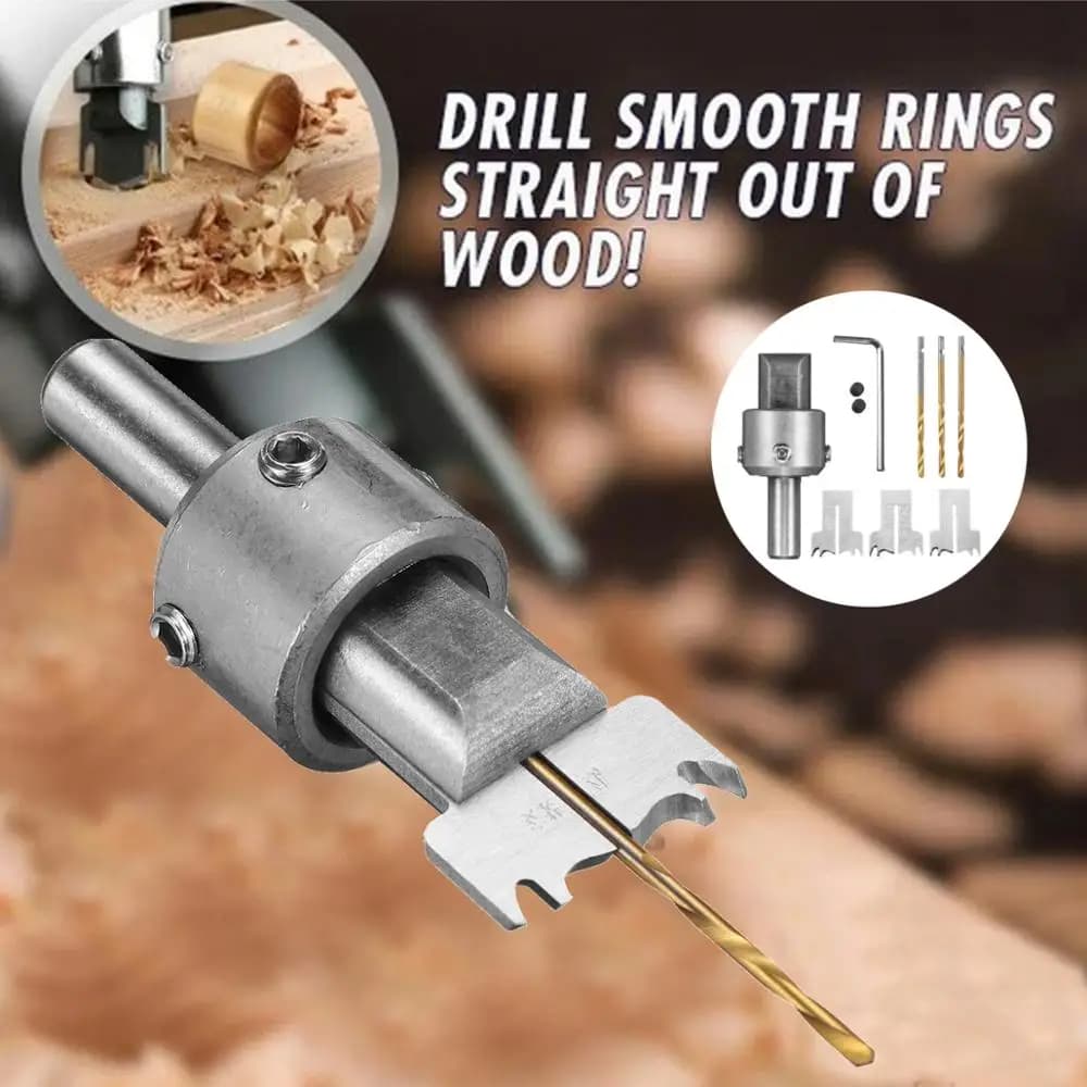 8pcs Ring Cutter Removal Bead Drill Barrel Bead Cutter Drill Bit Woodworking Tool