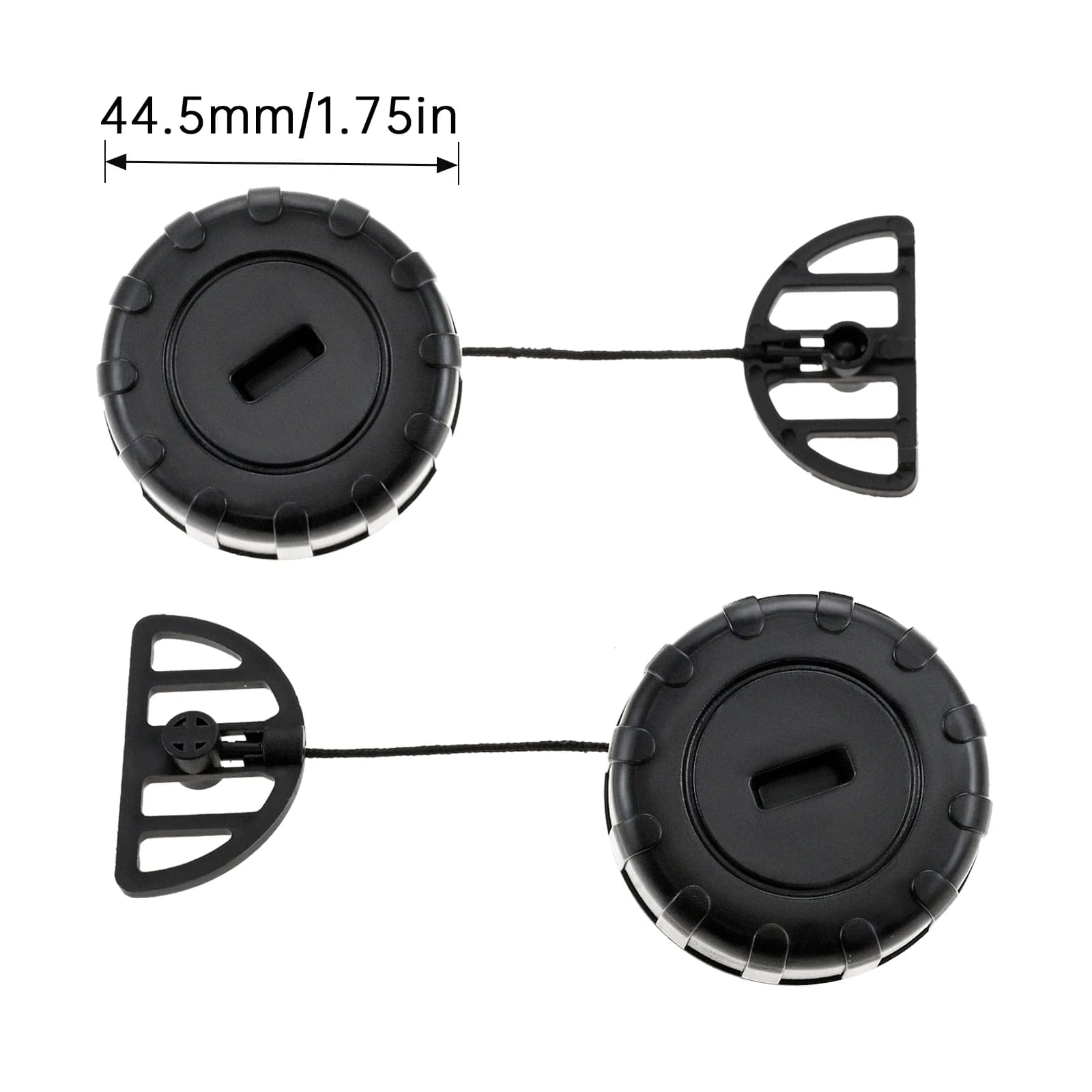2 Pcs Fuel Cap Oil Cap Fit for MS180 MS170 017 018 Gasoline Chainsaw Part No. 1130 350 0500 Chainsaw Replacement Parts