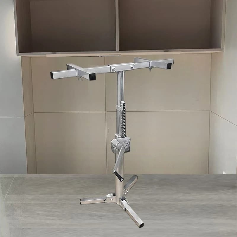 Cabinet mounting bracket Thickened folding installation Stainless steel load-bearing portable lifting table