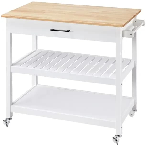 Top Rated Kitchen Storage Island Cart Kitchen Serving Trolley Cart
