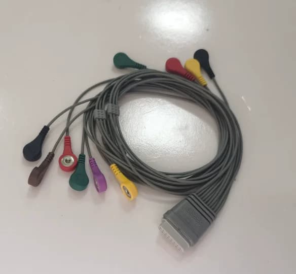 Compatible with SE-2003SE-2012 Dynamics ECG Lead Wire 5 Leads