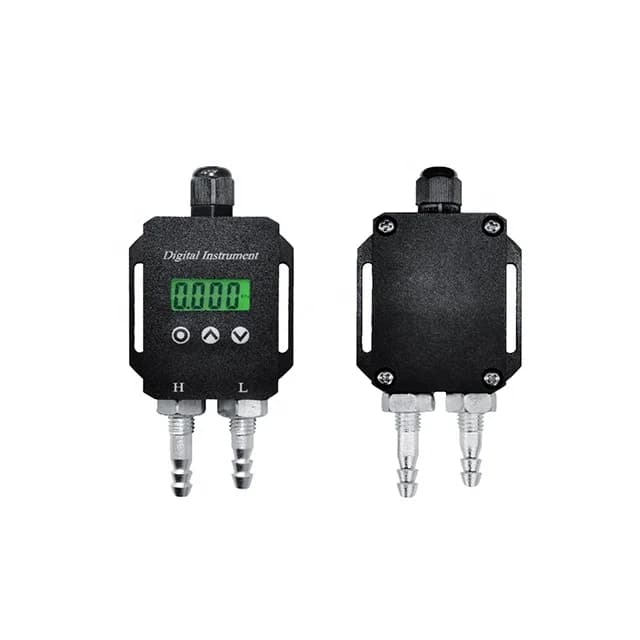 IP65 500pa 1kPa 5kpa 4-20mA Differential Pressure Sensor Digital Air Gas Wind Differential Pressure Transmitter