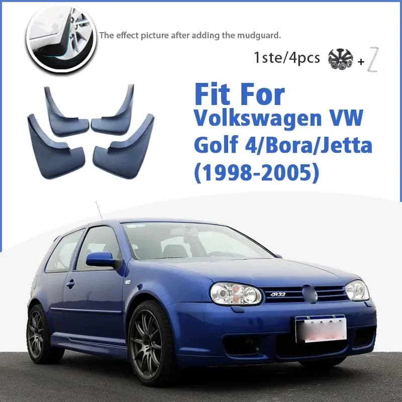 For Volkswagen VW Golf 4 Mk4 IV Bora Jetta1998-2005 Mudflaps Mudguard Fender Mud Flap Guards Splash Car Accessories 4pcs