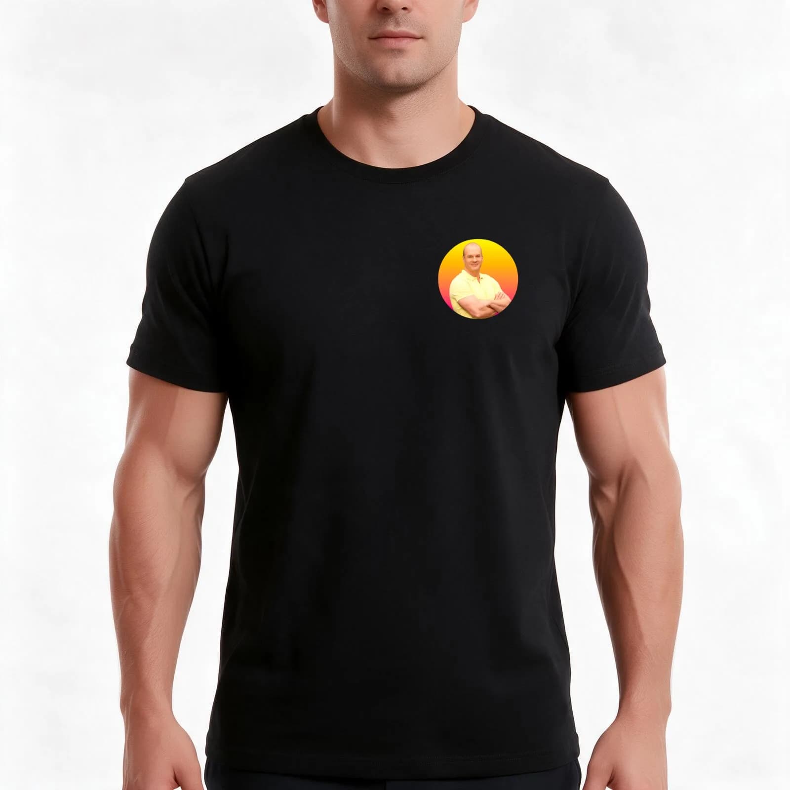 Bob Duncan T-Shirt, Summer Casual Cotton Tee, Oversized Streetwear Tops, Vintage Graphic Print, Loose Fit Short Sleeve
