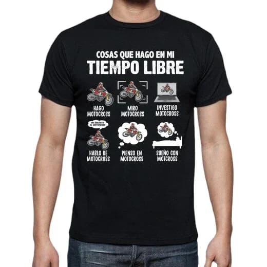 Me Encanta el Motocross T-Shirt. Summer Cotton O-Neck Short Sleeve Mens T Shirt New S-3XL