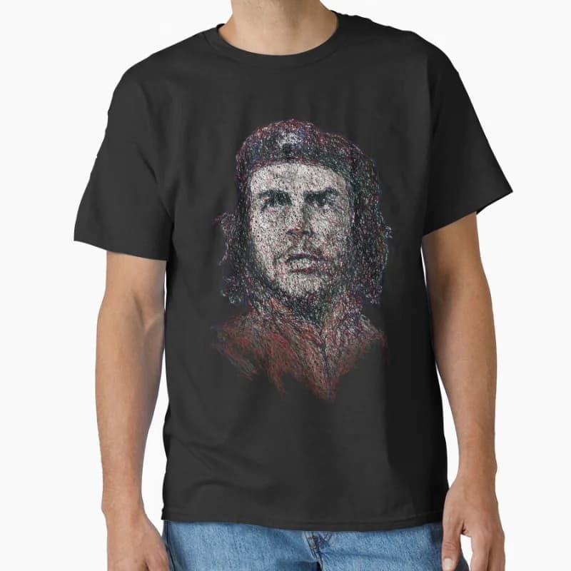Che Guevara Revolution Retro Freedom Fighter Cuba Socialist symbol vintage T-shirt large size Tops S-6xl
