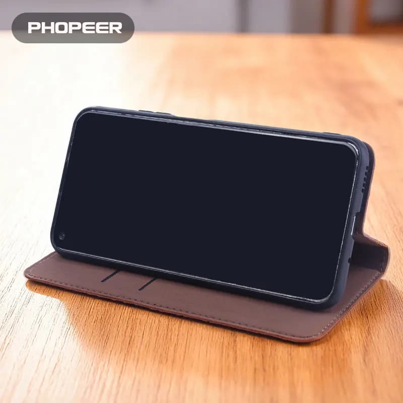 Genuine Leather Case for Huawei  Pura 80 Pura 70 P60 P50 P40 P30 P20 P10 P9 Pro Plus Ultra Art Lite Flip Phone Case