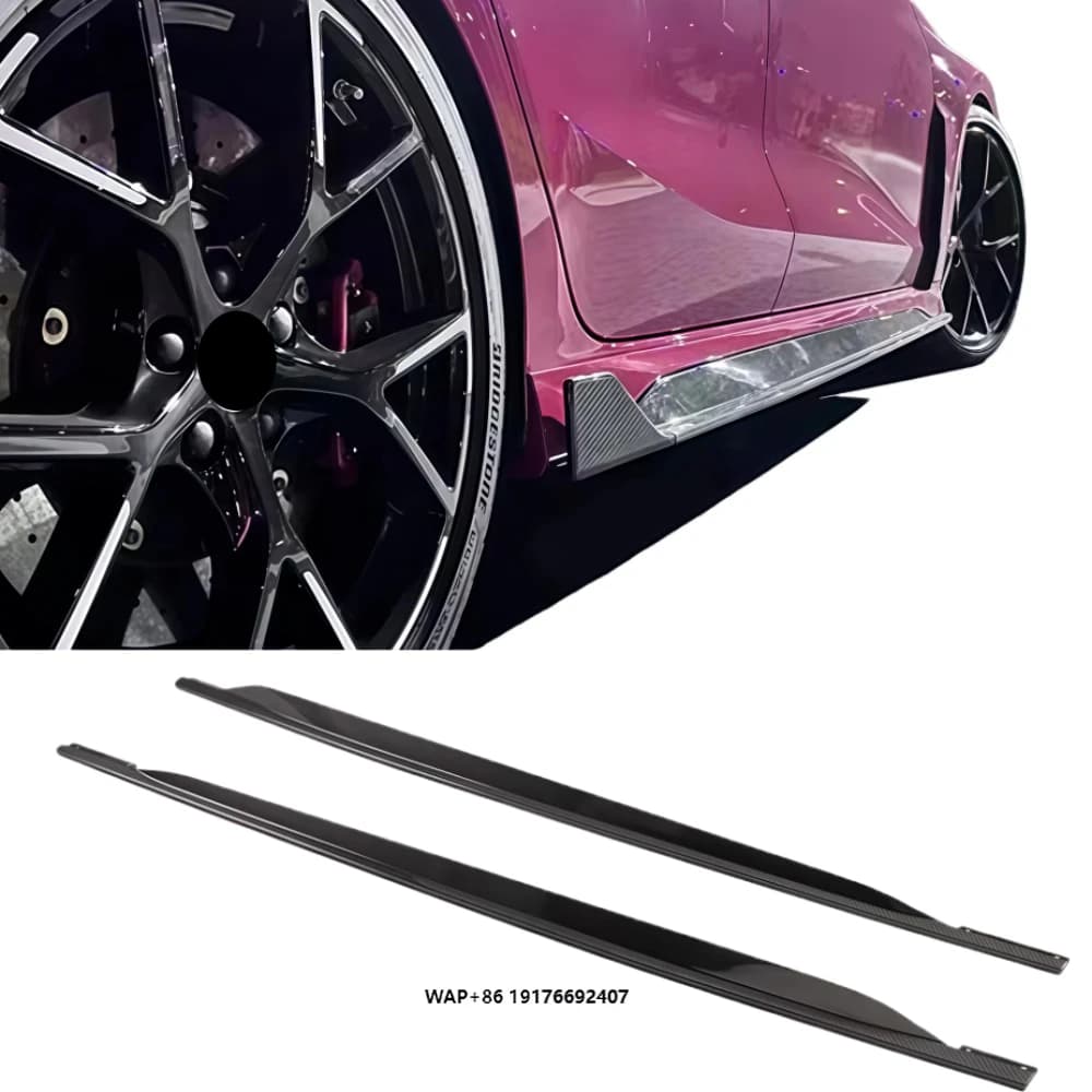 Specialized A-style Dry Carbon Fiber Side Skirt Spoiler Modification Body Kit for RS3 (8Y Model)