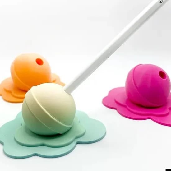 Realistic Artificial Lollipop Resin Decoration Melting Lollipop Sculpture Pencil Holder Art Crafts Desk Ornament Home Decoration