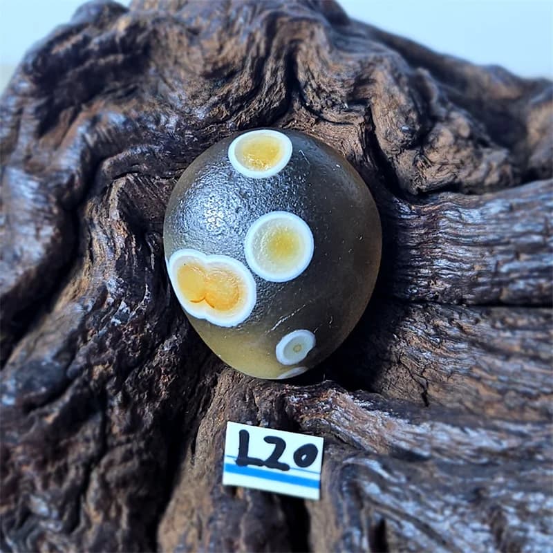 AAAA+Natura Eye Shape Agate Stone Gemstone Crystal Reiki Halloween Decoration Home Decor Witchcraft Supplies