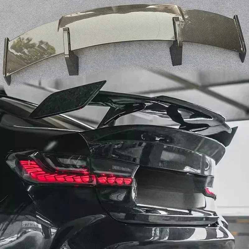 Carbon Textured GT Rear Trunk Spoiler Wing