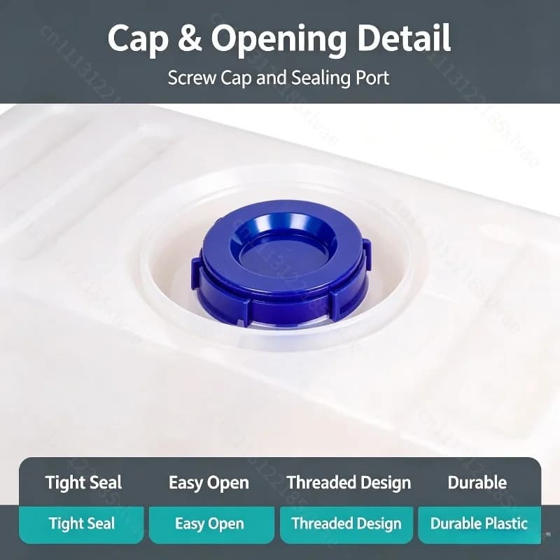 Dual-Use 150L Water Storage Cistern Block Tank, Emergency Water Container for RV, Camping Trailer and Yacht Conversion