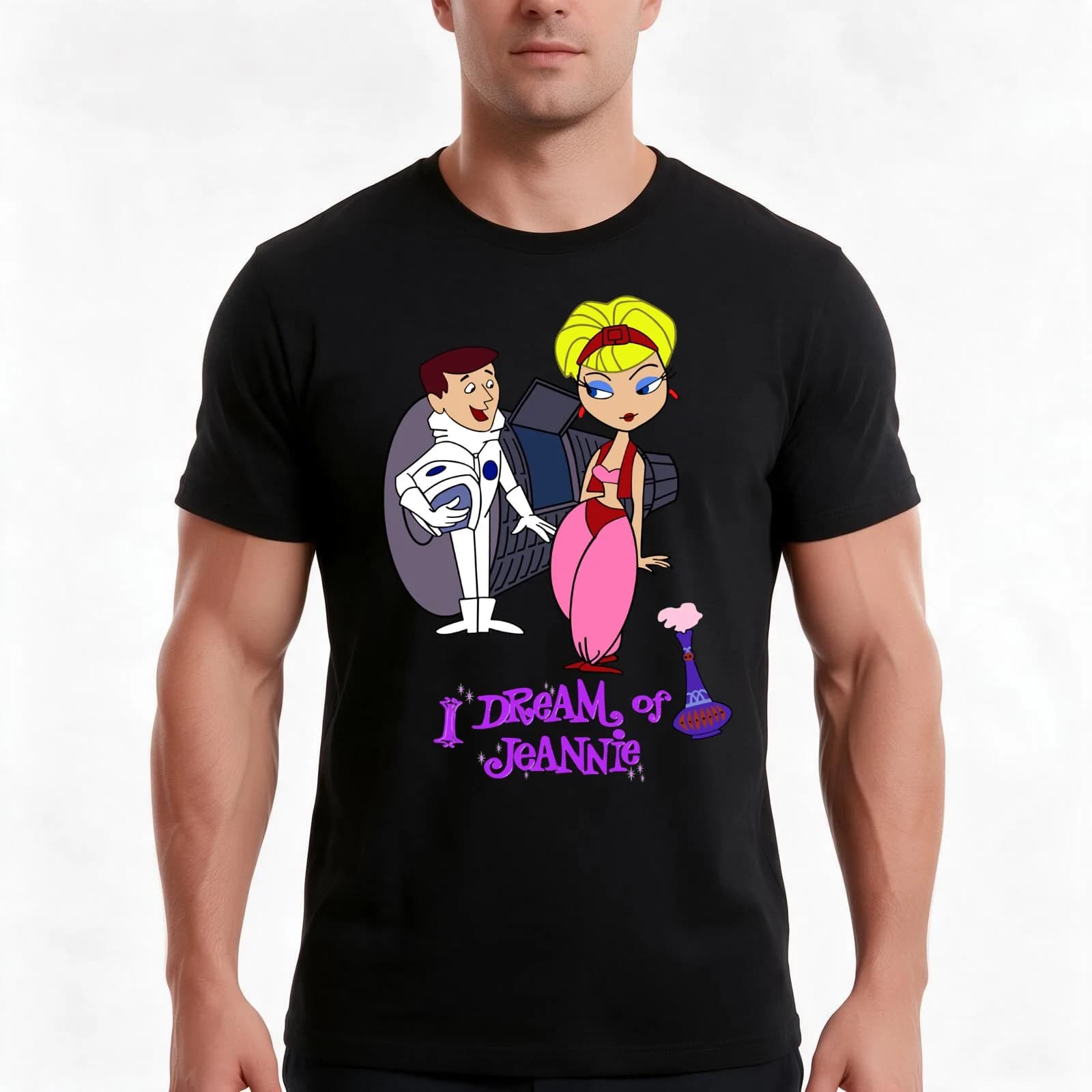 I Dream Of Jeannie Gifts For Fans, For Men and Women, Gift Valentine's Day T-Shirt, Summer Casual Cotton Tee, Unisex Men Women