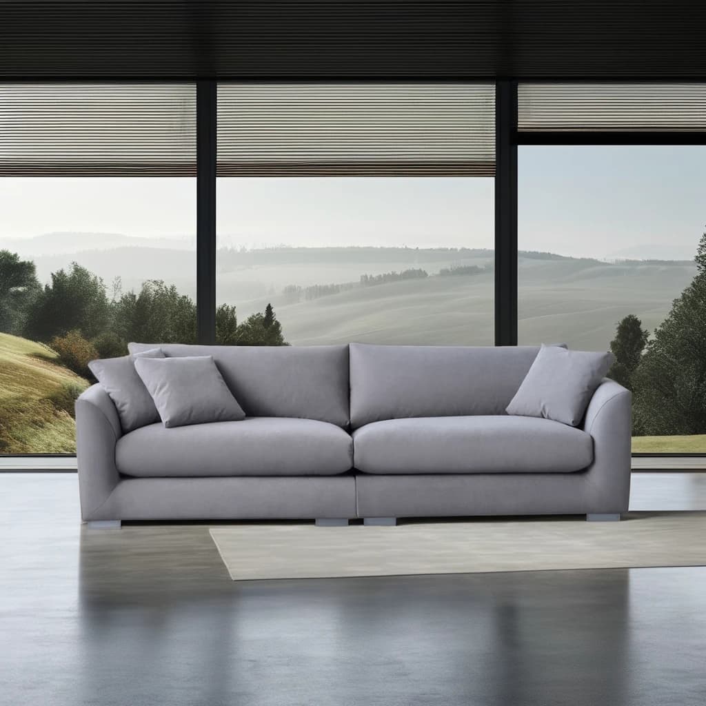 Modular minimalist inline combination double sofa and bed cover for home living room furniture durable fabric