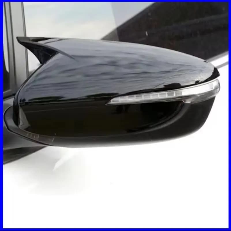 Car Styling For KIA Seed 2013-2017 Rearview Mirror Cover Cap Trim With Horn Decorative Auto Parts Accessories