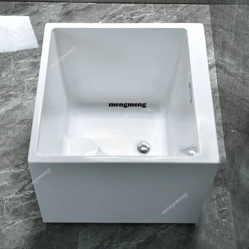 Square independent double tank deepened, enlarged and deepened hotel homestay bathtub