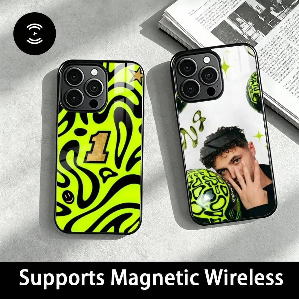 Lando N-Norris Sprots  Phone Case For iPhone18,17,16,15,14,13,12Plus,Pro Compatible with magnetic wireless charging