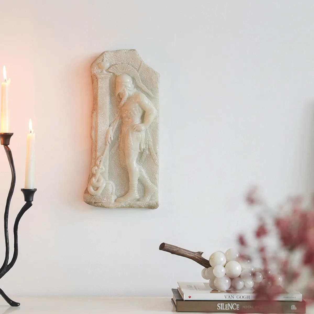 WW abstract figure relief wall decoration wall sculpture model room sales office living room ornament