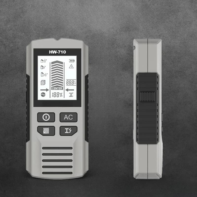 6 in 1 Wall Metal Detector Depth Wall Stud Finder Metal Wood Studs AC Voltage Live Wire Detect Wall Scanner Electric Box Finder