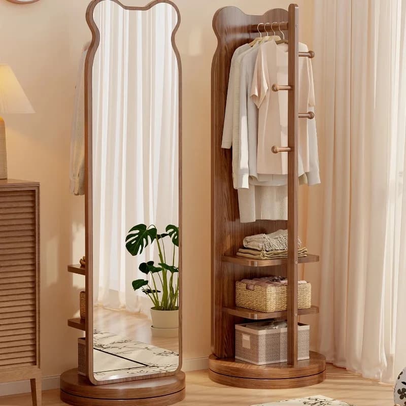 Dressing Nordic Mirror Organizer Attachment Office Standing Women Mirror Luxury Irregular Espejo Pared House Accessories