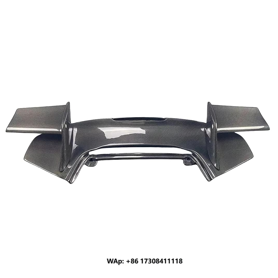 488GtbM style rear spoiler carbon fiber decorative rear spoiler quality assurance