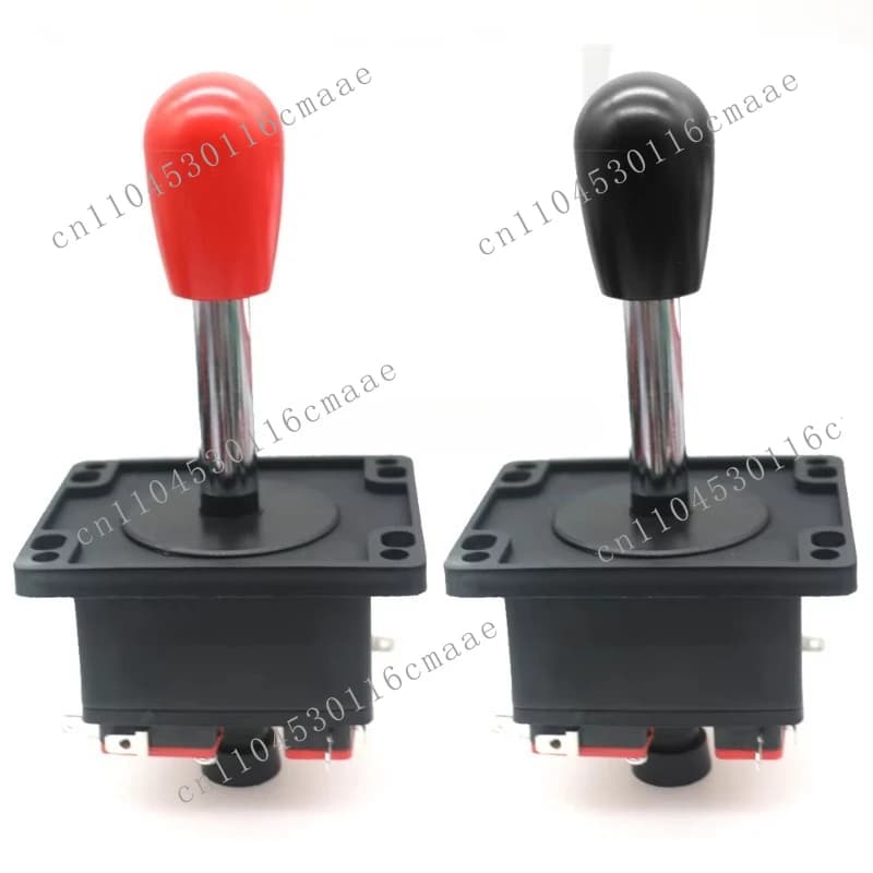 Black red style arcade joystick controller DIY coin pusher, metal stick replacement arcade parts