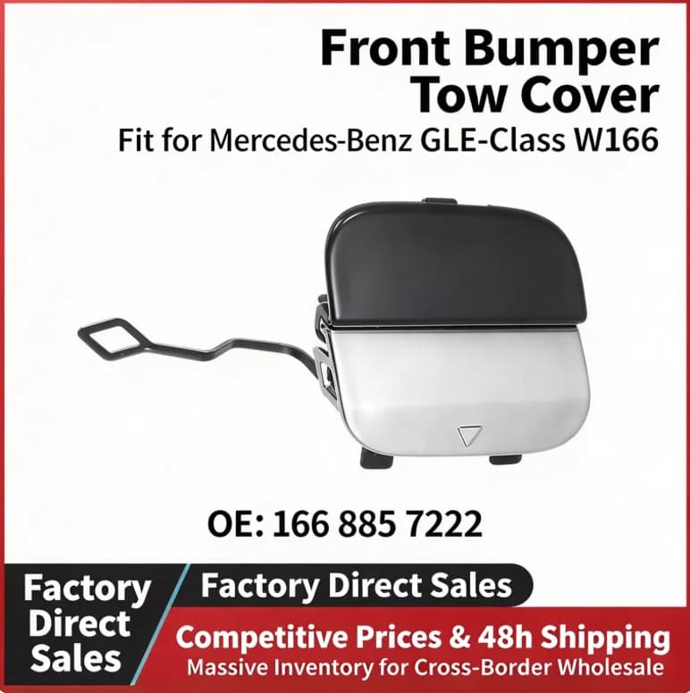 For Mercedes Benz GLE W166 W292 2015-2019 Front Bumper Tow Hook Cover 1668857222 Wholesale