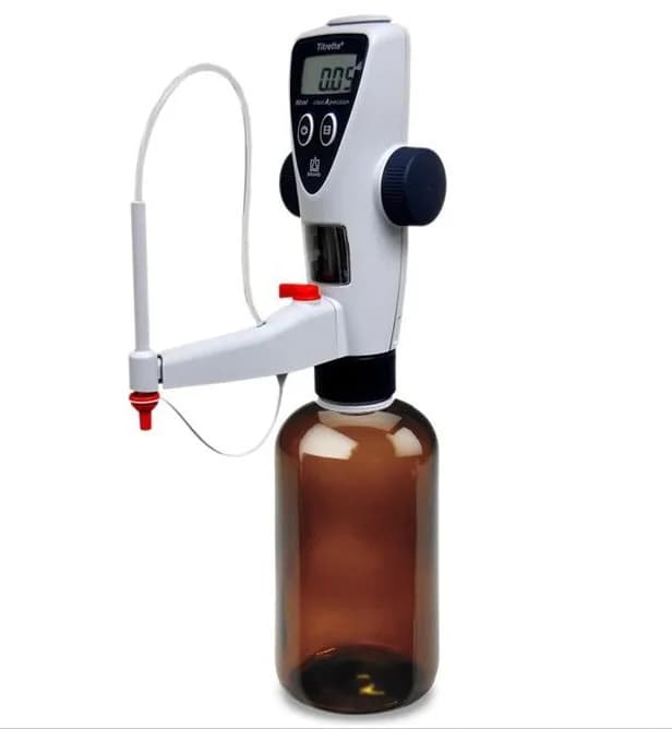 Pouch Cell  Bottle-Top Burettes Titrette for Battery Electrolyte Filling 50ml