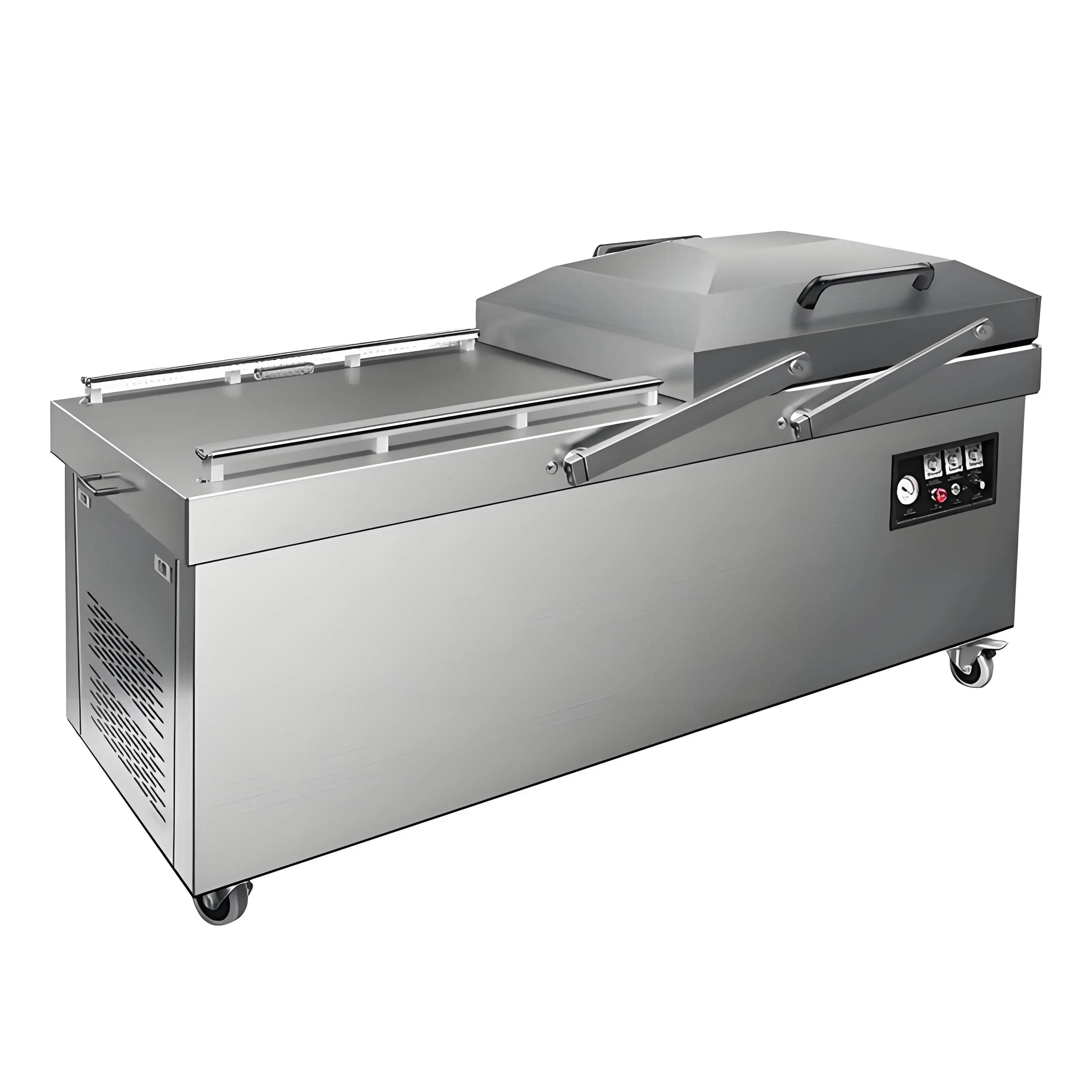 *Commercial Electric sealed Food Compressor Double-chamber Vacuum Packaging Machine