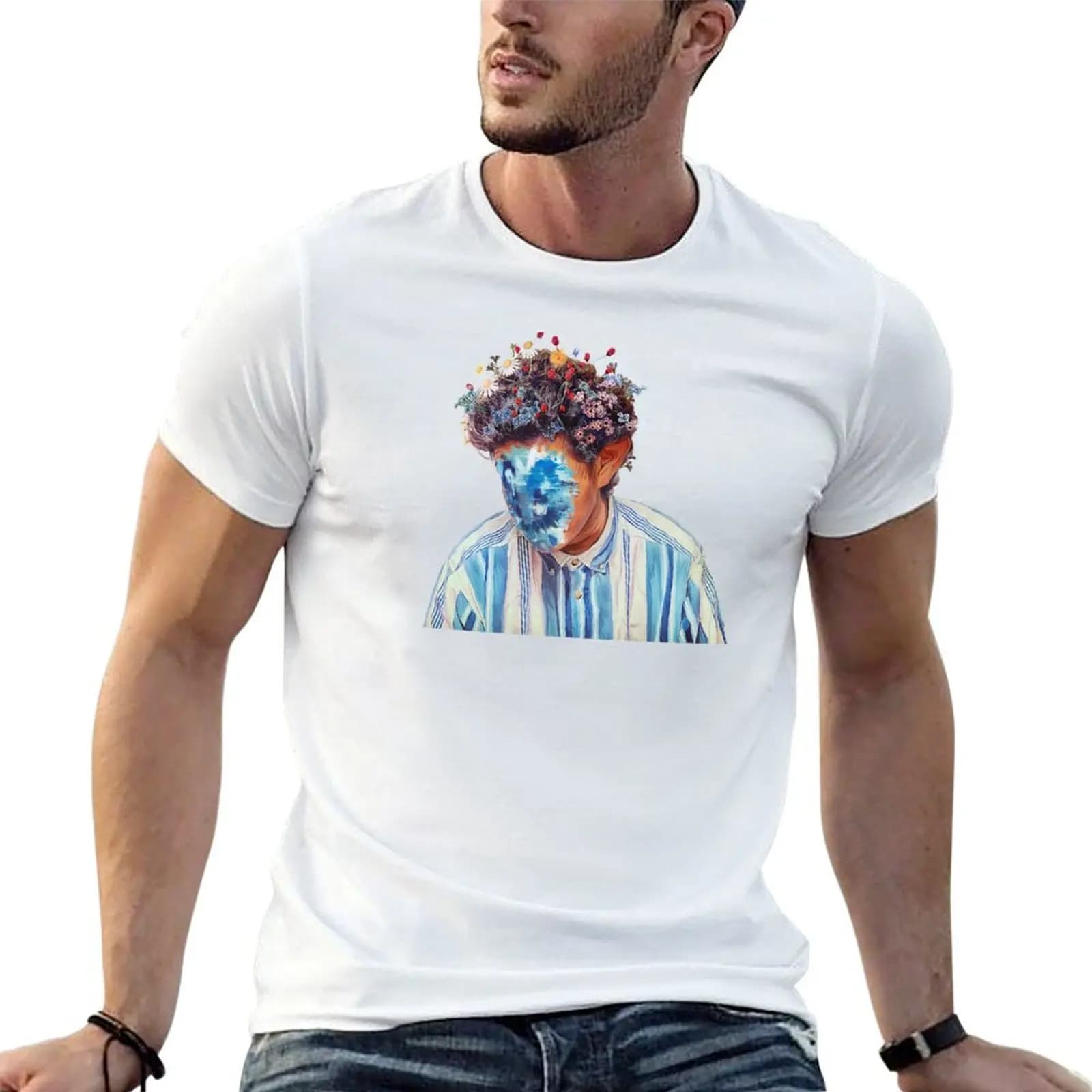 The Fall of Hobo Johnson Album Cover T-Shirt topping graphic tee shirt Men's clothing