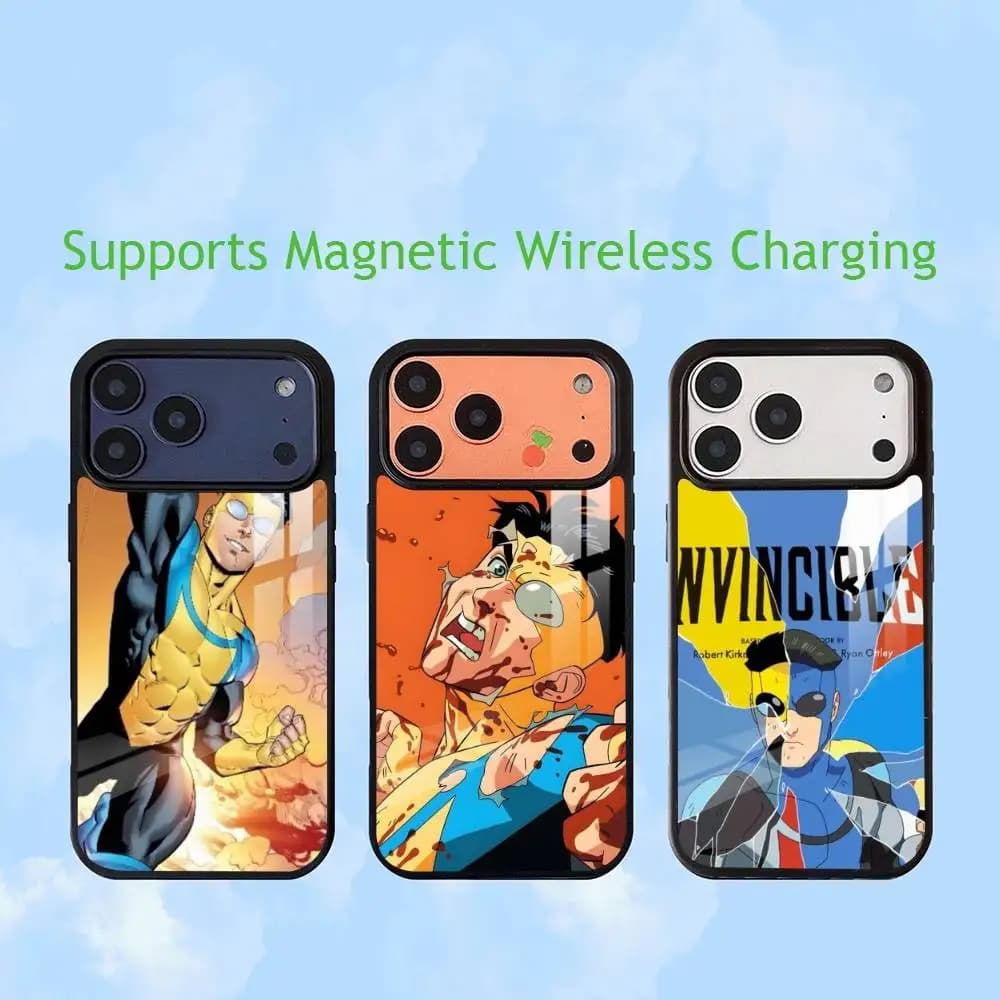 Anime TV I-Invincible  Phone Case For iPhone17,16,15,14,13,12,11 Plus,Pro Allows magnetic wireless charging