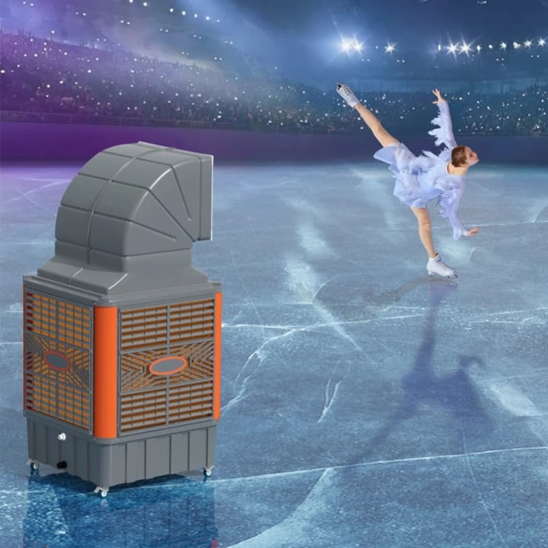 Gold Seller Electric AC Portable Air Cooler for Indoor Gym Industrial Chiller with Pump and Motor Floor Standing New Condition