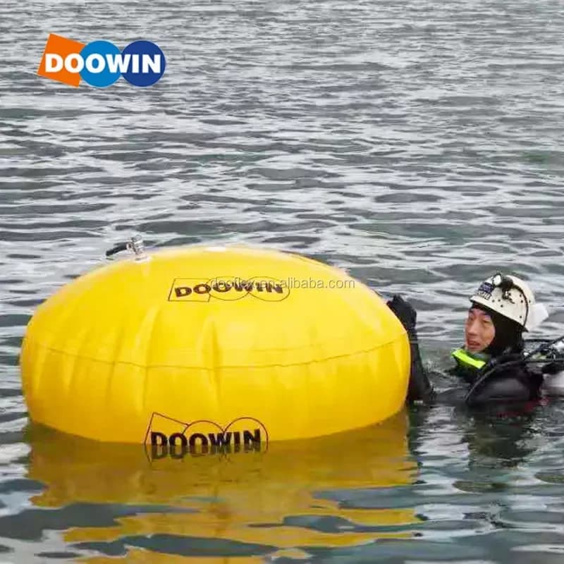 Diving Use Open Parachute Type Bottom Air Lifting Bag Underwater Parachute Lifting Bag