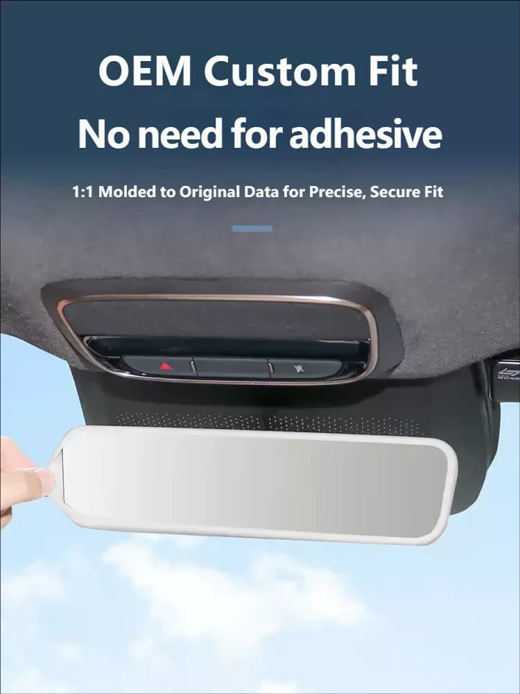 Silicone Rearview Mirror Protector Cover For XPENG P7+ 2026 2027 Side Mirror Guard Frame Interior Decoration Accessories