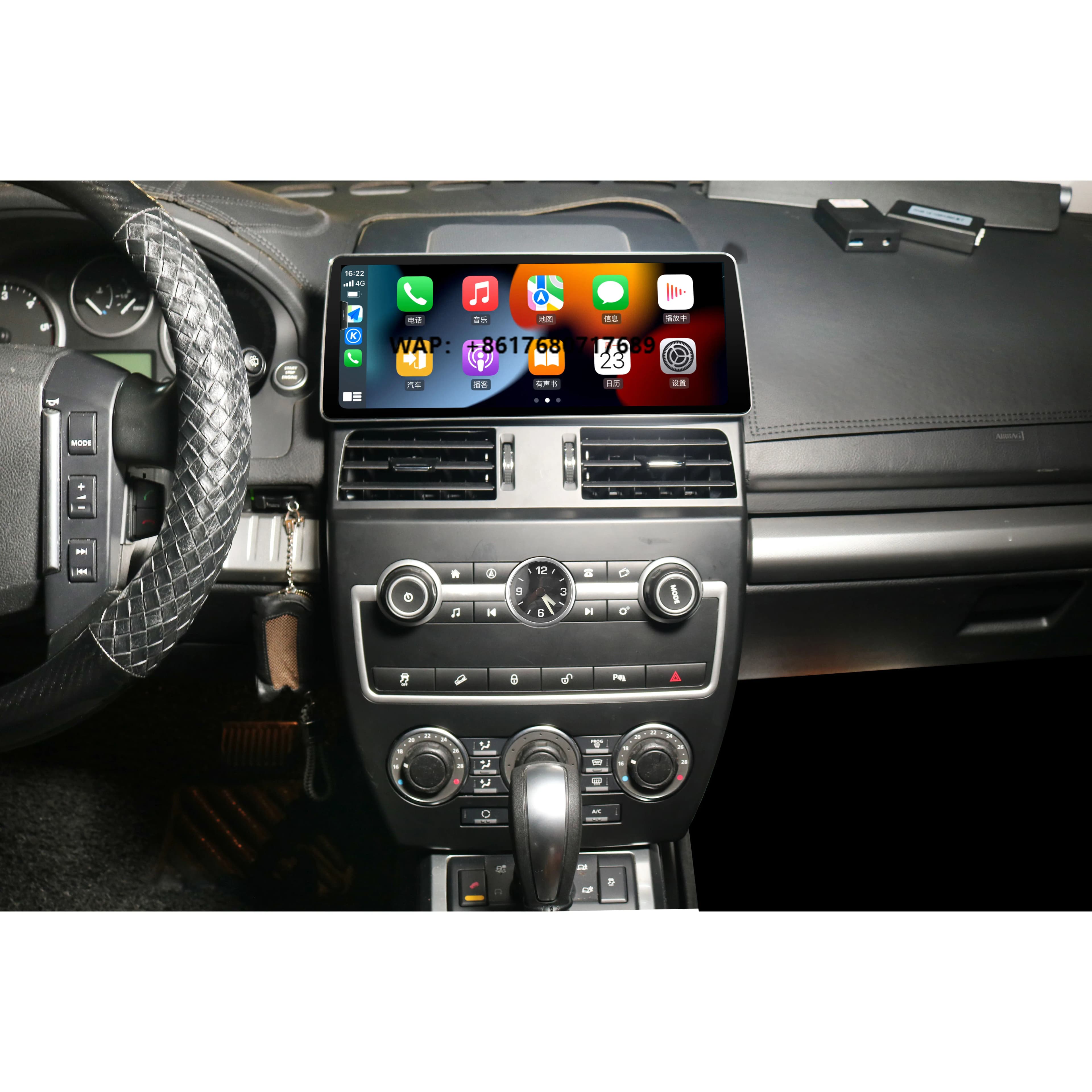 For  LR 2 Freelander 2 Screen Upgrade 12.3" Carplay AUTO 3D 360 Car Interior Modified