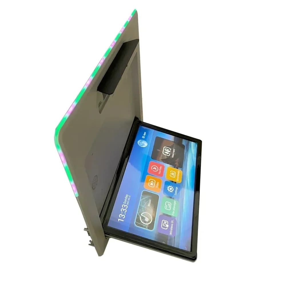 15.6inch Electric Auto hd back seat tv flip down roof mounted monnitor Touch Screen Android 2+32G