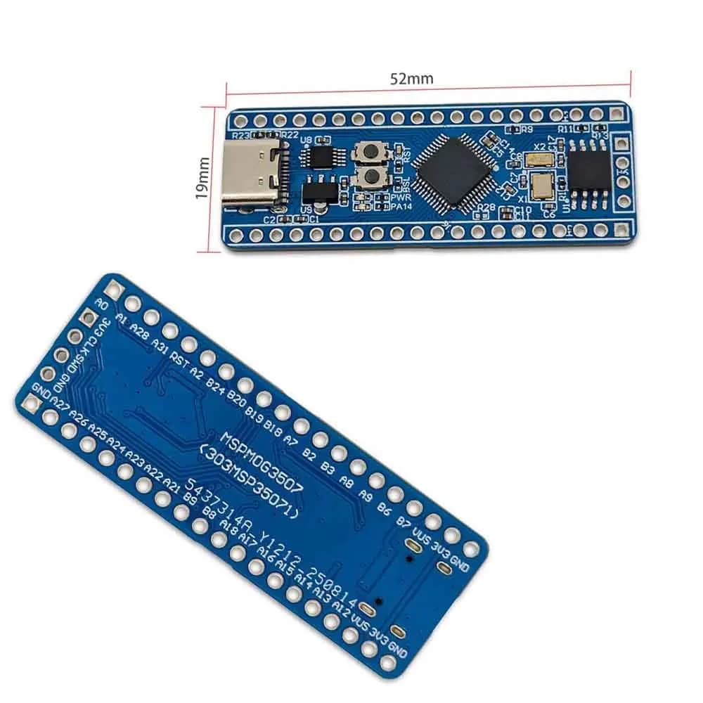 Development Board MSPM0G3507 Core USB Powered Programmer USB UART DAPLink Download with SPI‑FLASH for TI Project Development