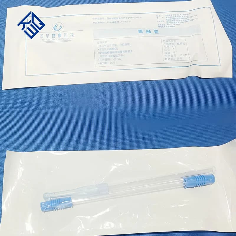 8mm Diameter Enteral Hydrotherapy Catheter EC-08 Disposable Transparent  Tube