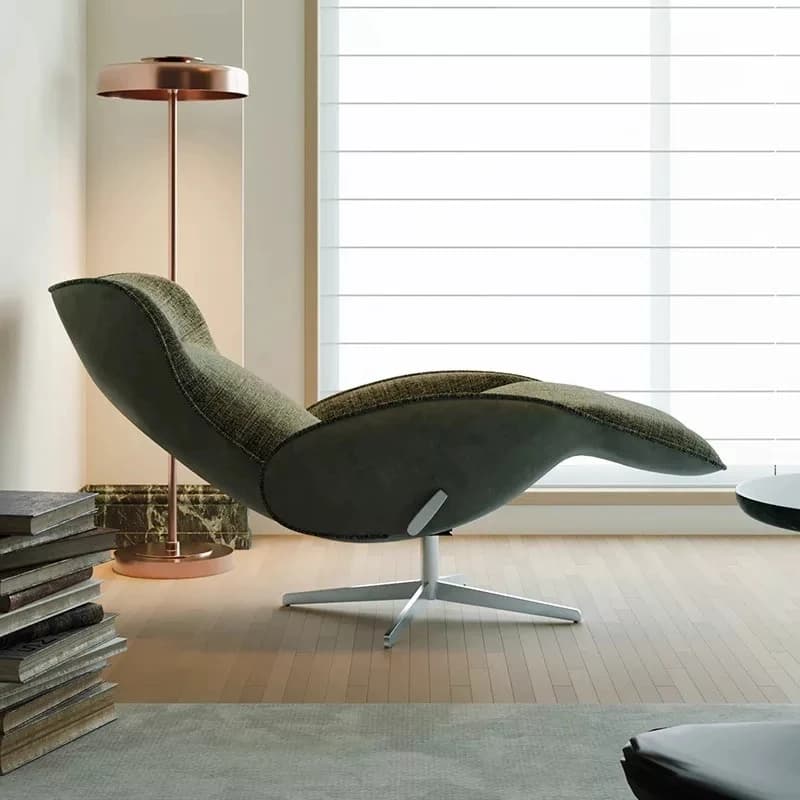Adults Swivel Living Room Chairs Lazy Reading Single Large Living Room Chairs French Floor Sillas Mid Century Furniture