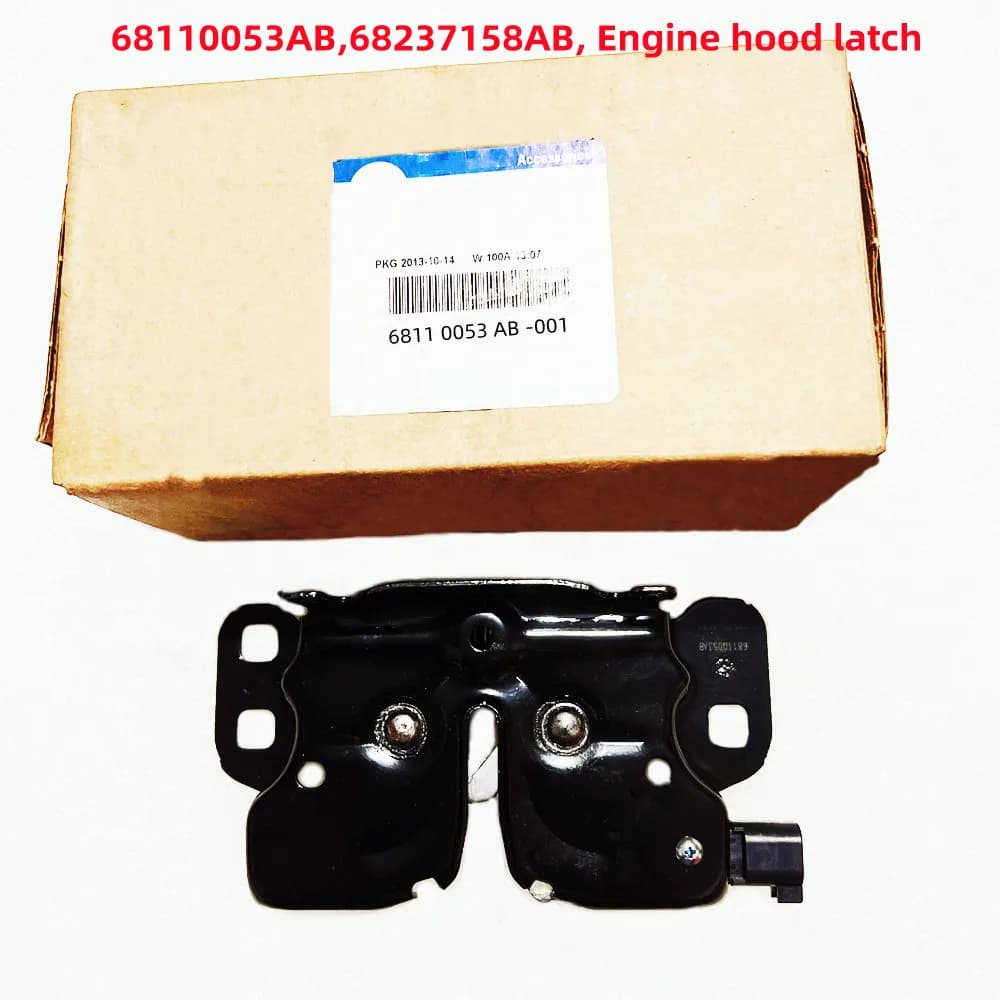 Engine Hood Latch (Lower Part of Engine Hood Lock Block), 68237158AB, 68110053AA, Suitable For: Cherokee,KL, K4,  2014-2023