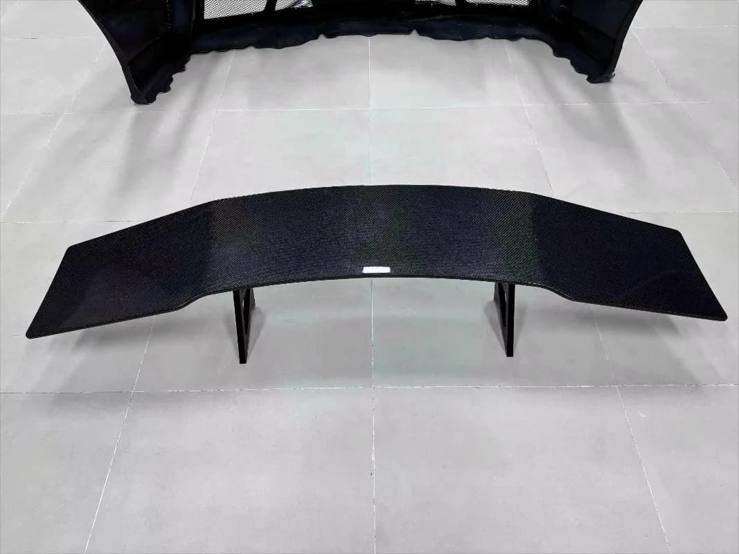 For Ferrari 458 Italia Spider GT Style Dry Carbon Fiber Rear Wing Spoiler Performance Racing Trunk Tail Wing
