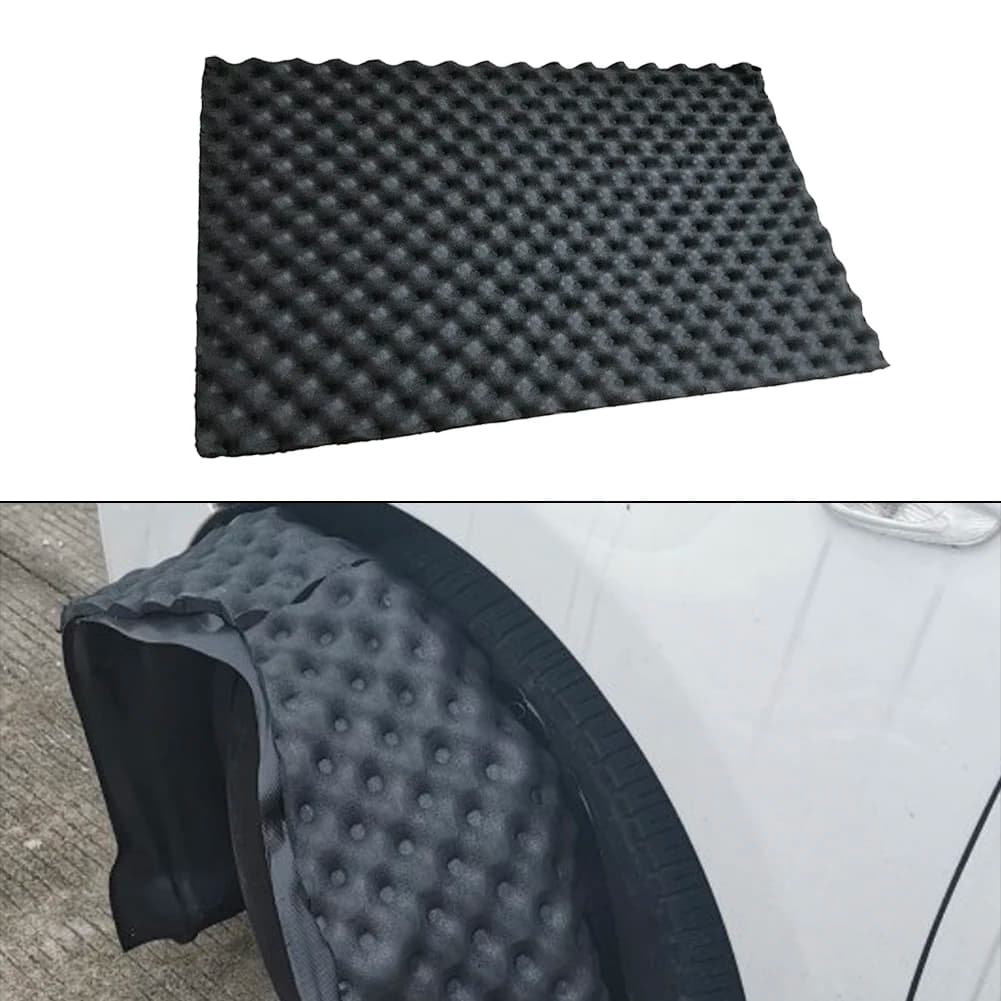 Car Sound Absorption Wave Cotton Sound Insulation Cotton Whole Vehicle Lining Leaf Plate Door Denoise 25*80CM Accessories