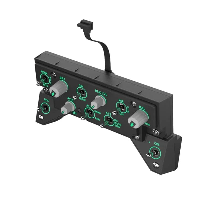 DCS HUD panels, control panels, flight simulation peripherals