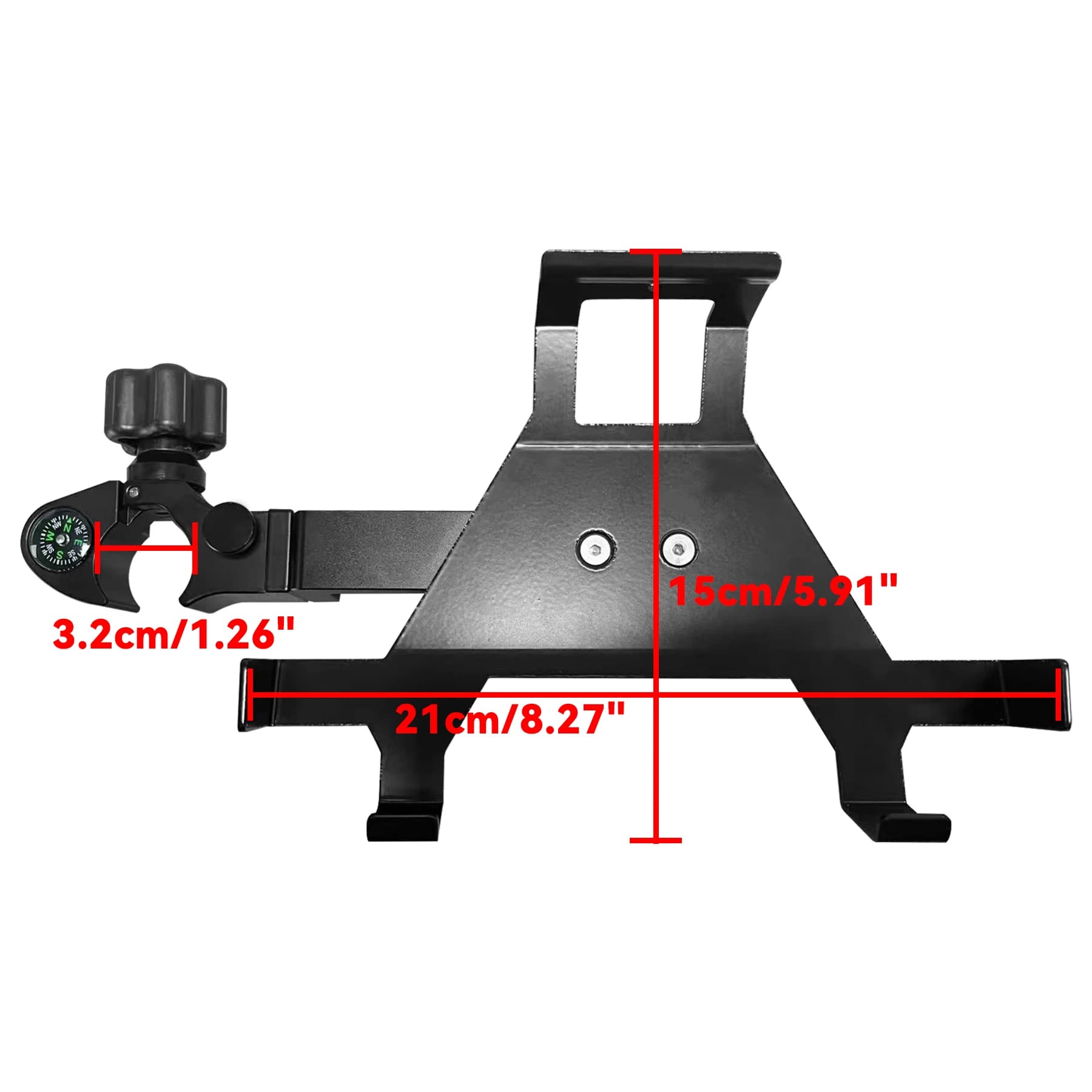 TC-4 & TC-8-23 Black Handheld Device Holders for Topcon FC5000, FC6000 Tesla Mesa2/3 RT3/4 Surveying GPS RTK Rod Cradle Holder