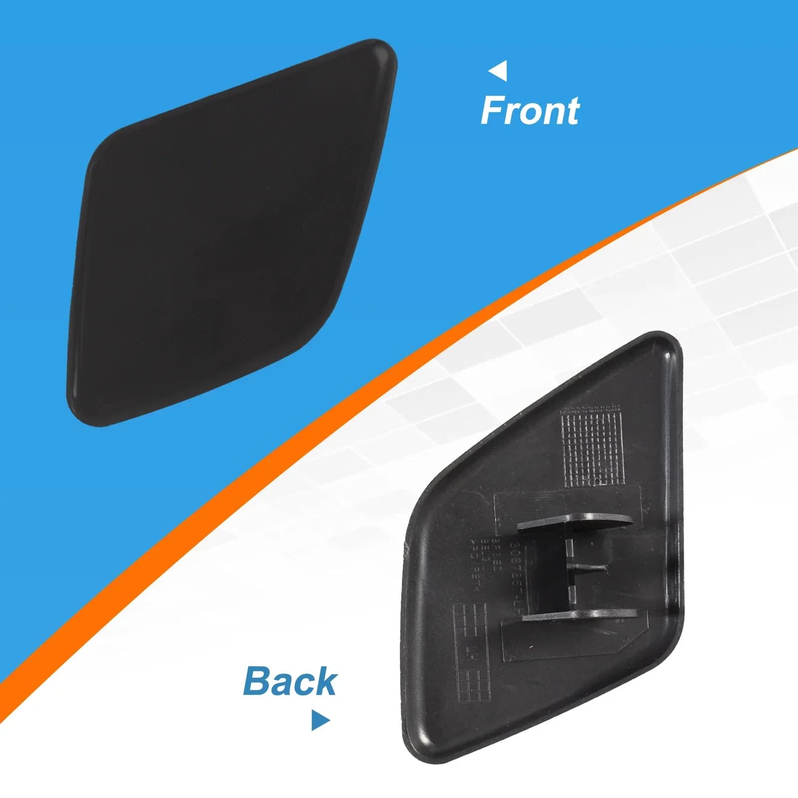 For VOLVO XC90 2007-2014 Front Bumper Headlight Washer Cover Spray Nozzle Cap 39875253 39875254